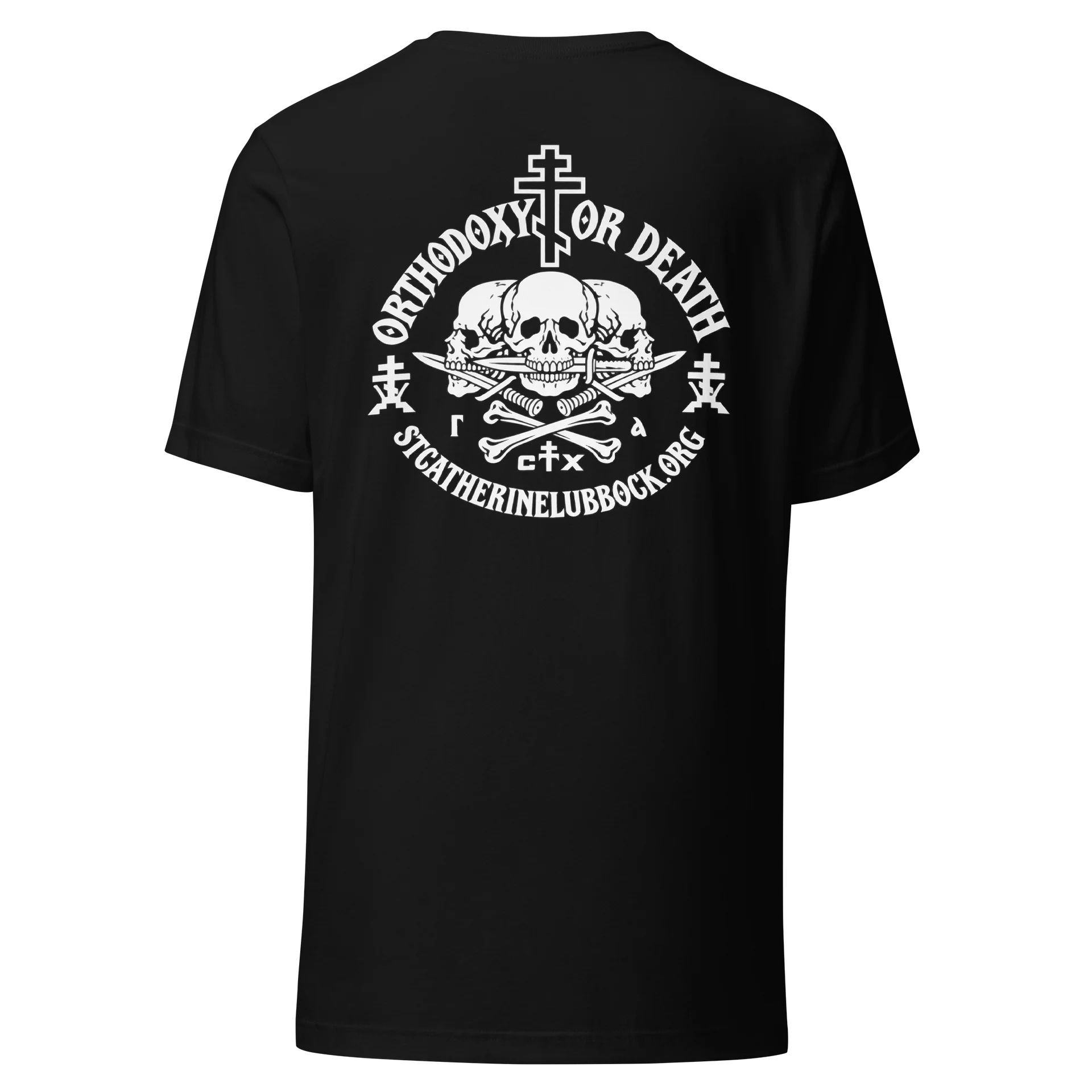 Orthodoxy or Death | St. Catherine Orthodox Tee (Black) product image (5)