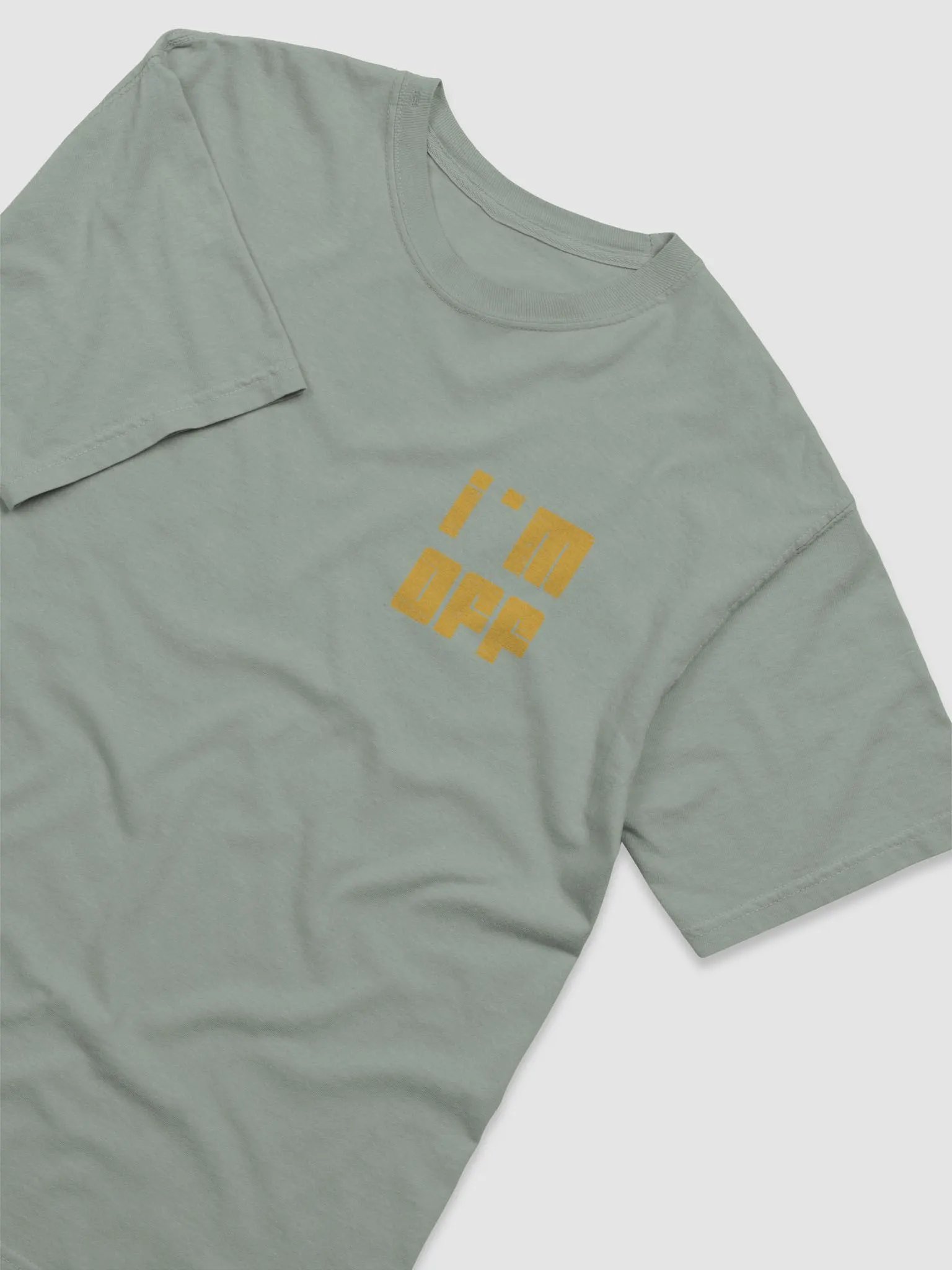 Bold 'i'm OFF' Graphic Tee product image (21)
