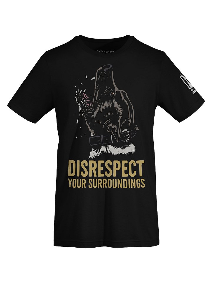 Disrespect simple - front print PREMIUM ADULT UNISEX T-SHIRT product image (1)