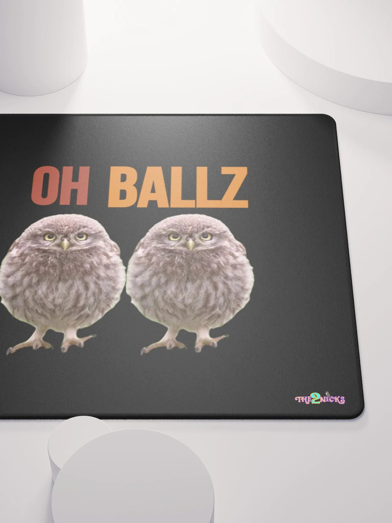 Oh Ballz Gaming Mouse Pad (Black) product image (5)