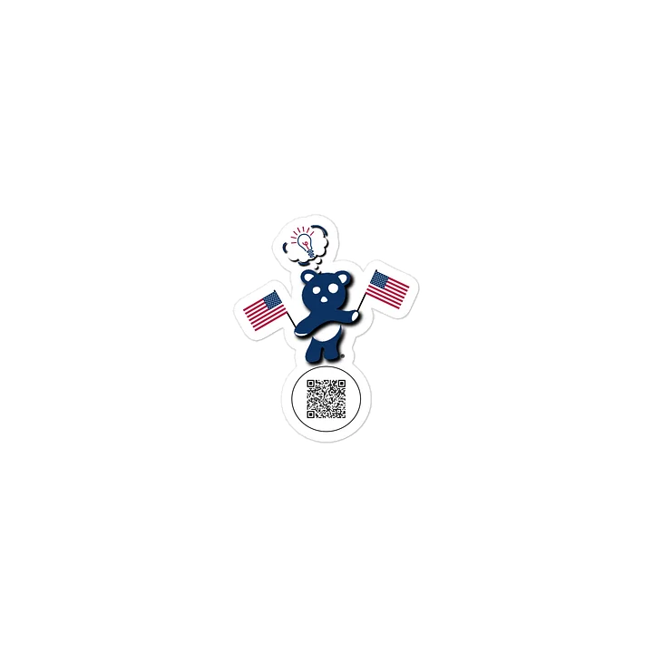USA — Country Bear Sticker | BehrBrained Media product image (1)