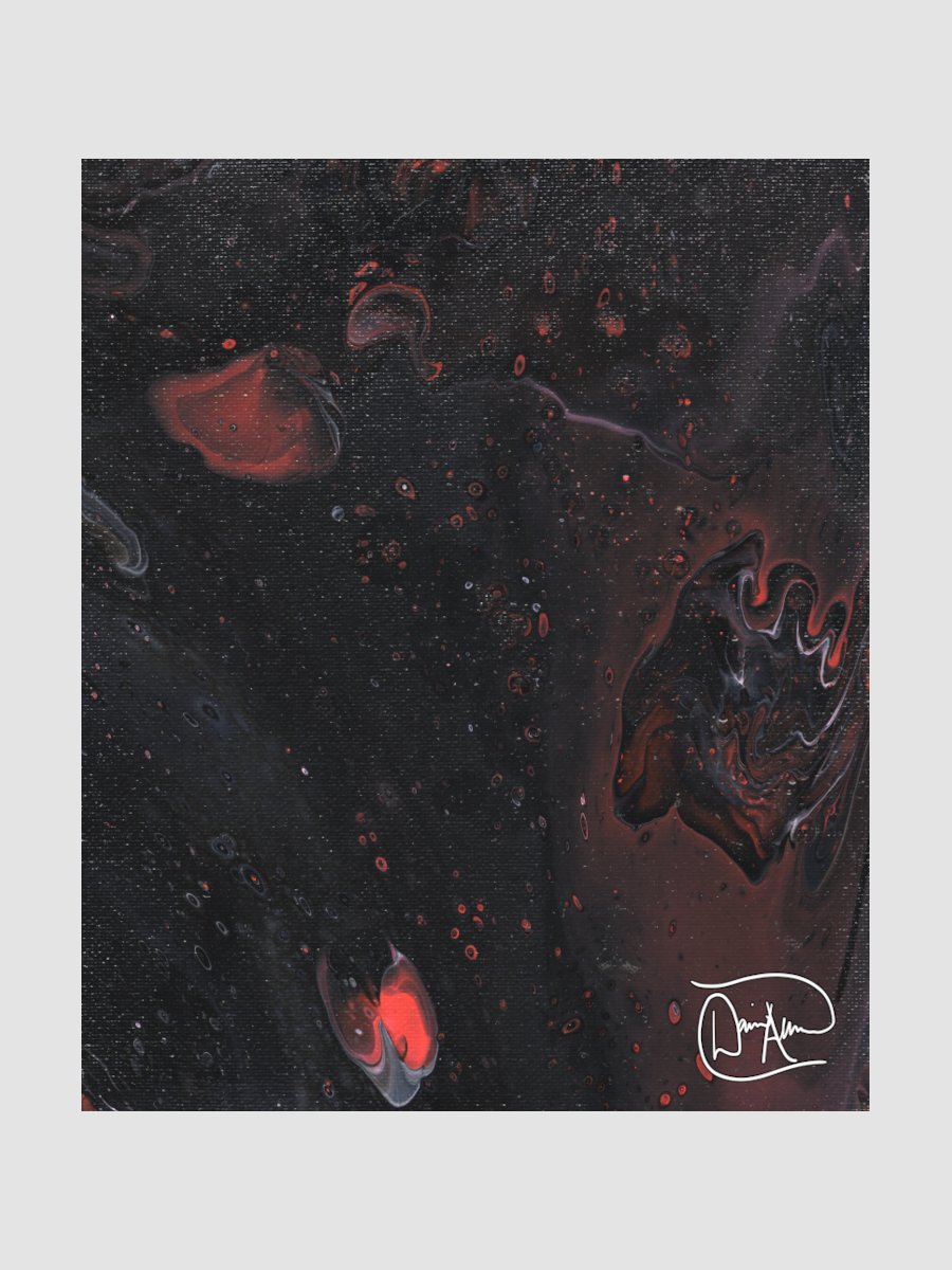 Space Black Fluid Acrylic Digital Download product image (1)