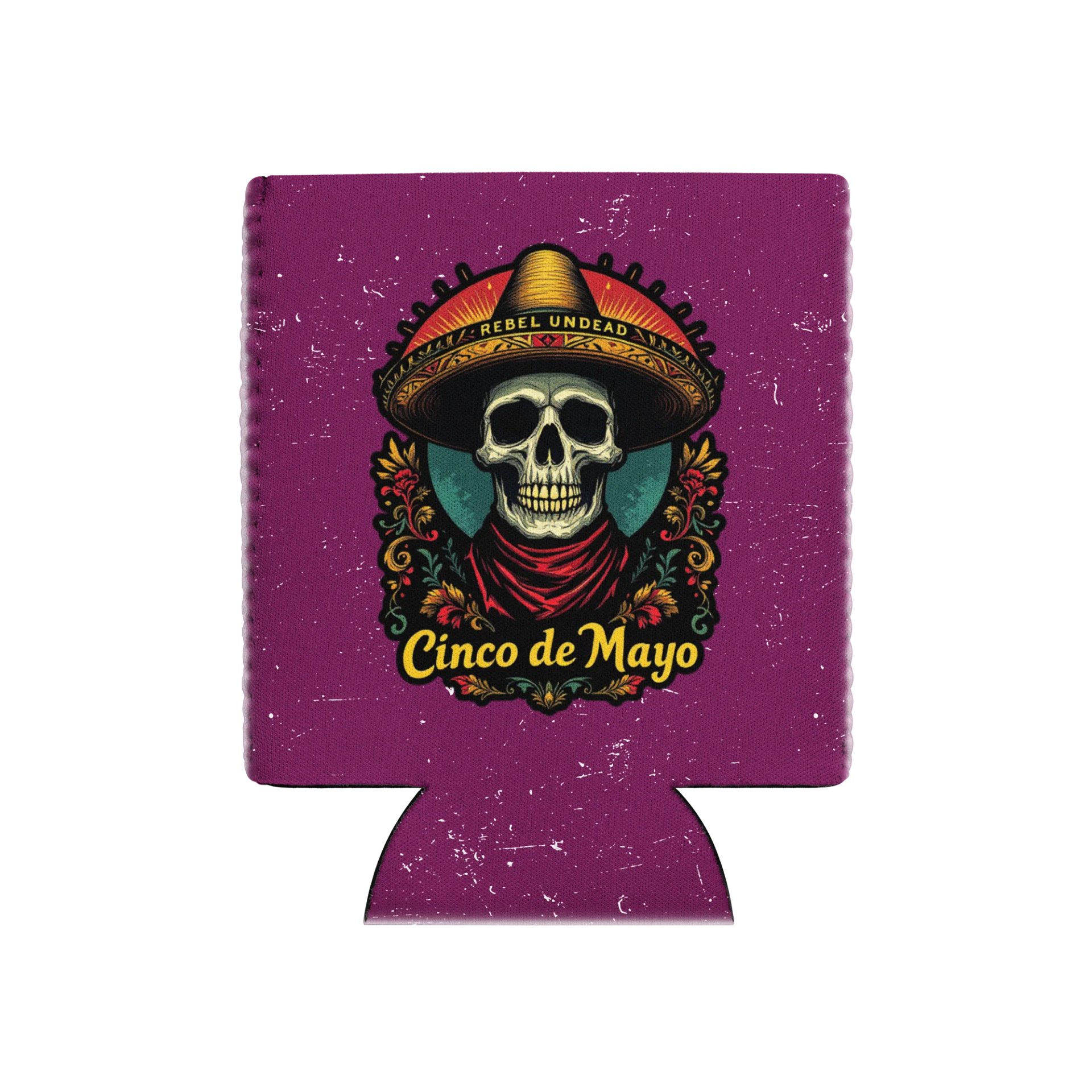 Rebel Undead Skull Can Cooler product image (2)