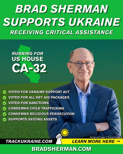 Democrat Brad Sherman @congressmansherman is running for reelection in California's 32nd Congressional District [CA-32] on No...