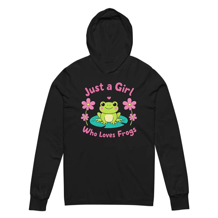 Frog Lover's Cozy Hoodie Tee Bella+Canvas (Adult Unisex) product image (2)