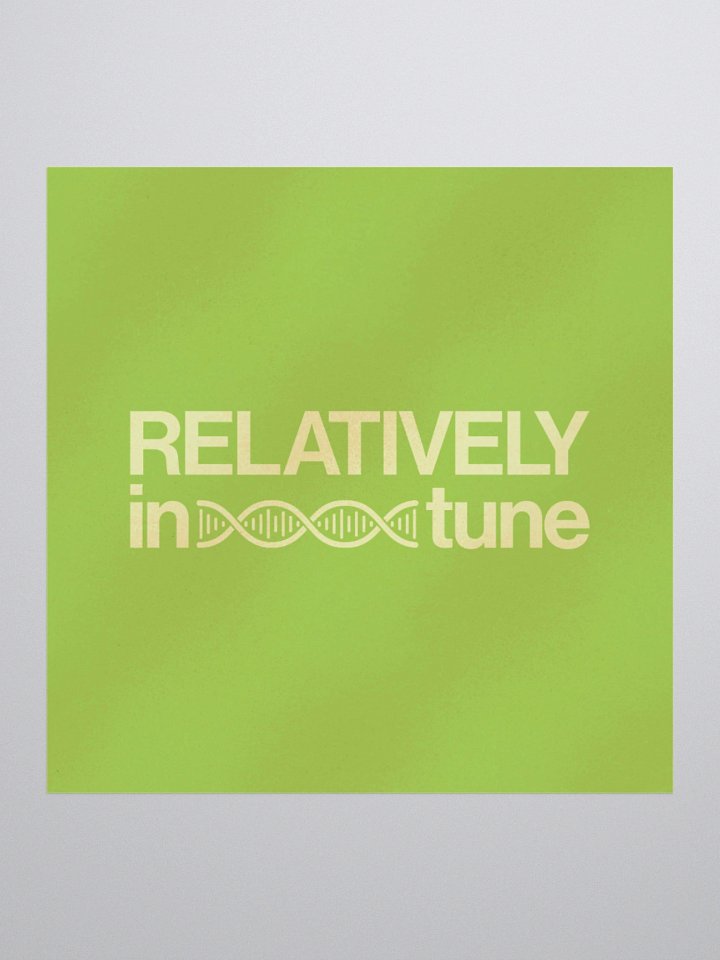 Relatively in Tune Sticker product image (3)