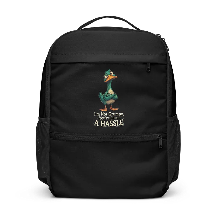 "I'm Not Grumpy" Premium Everyday Backpack – Make a Statement! product image (1)