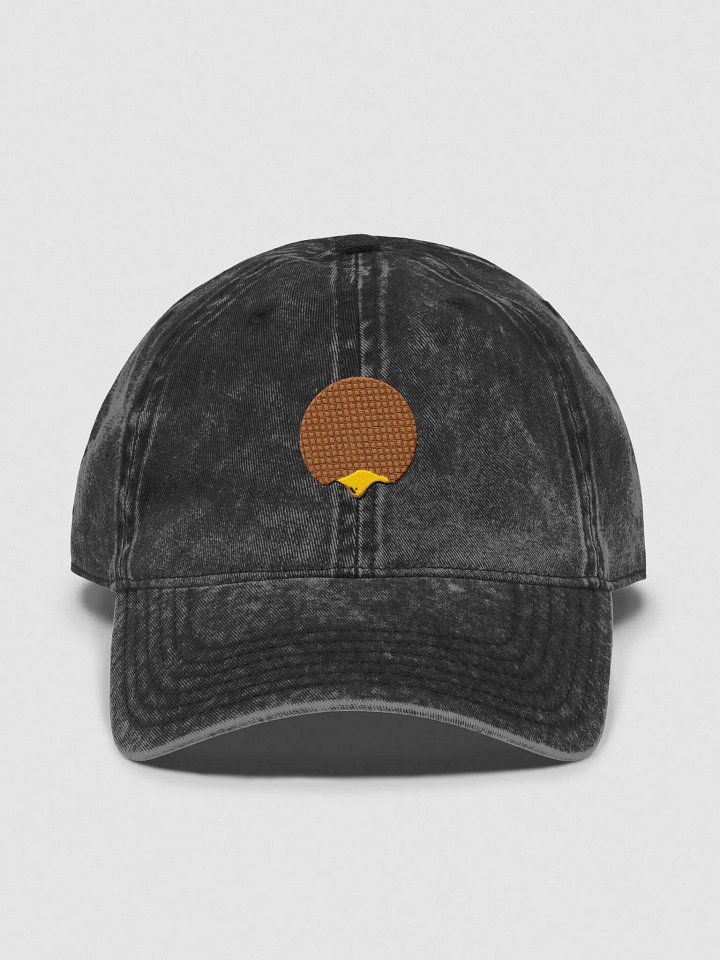 Stroopwafel embroidered weathered cap product image (1)