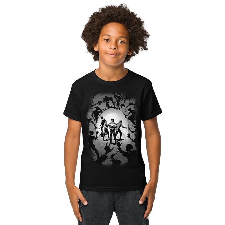 Phases of the Moon - Pap & the Storied Trio - Youth Long Sleeve T-Shirt product image (1)