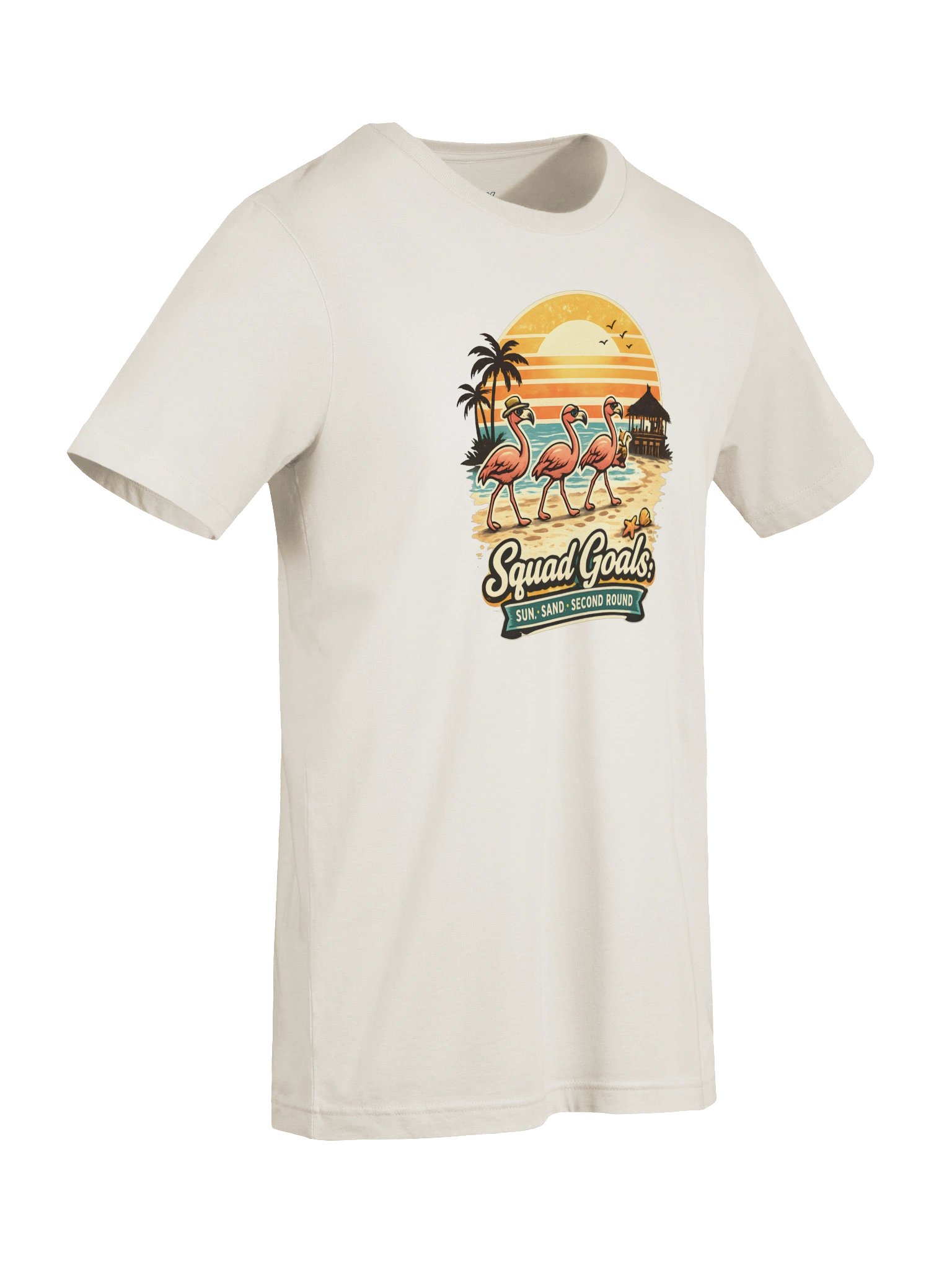 Squad Goals Flamingo Beach Tee product image (3)