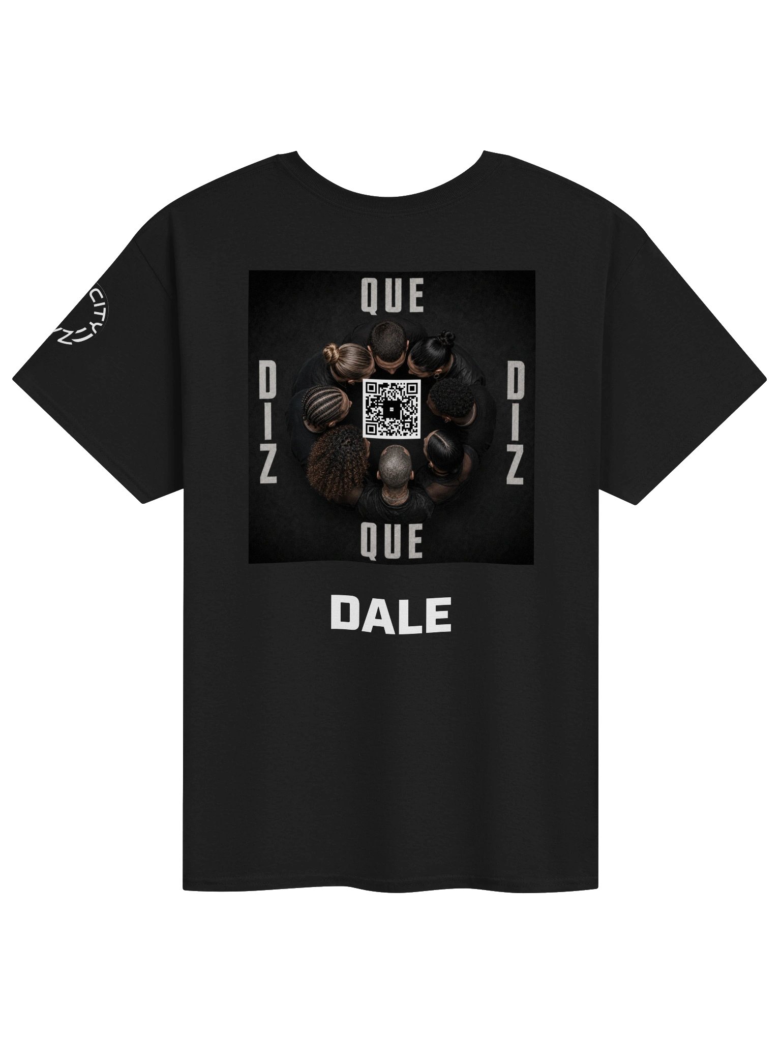 DIZ QUE DIZ Scan Tee - Dark Brazilian Funk Montagem Art Shirt product image (1)
