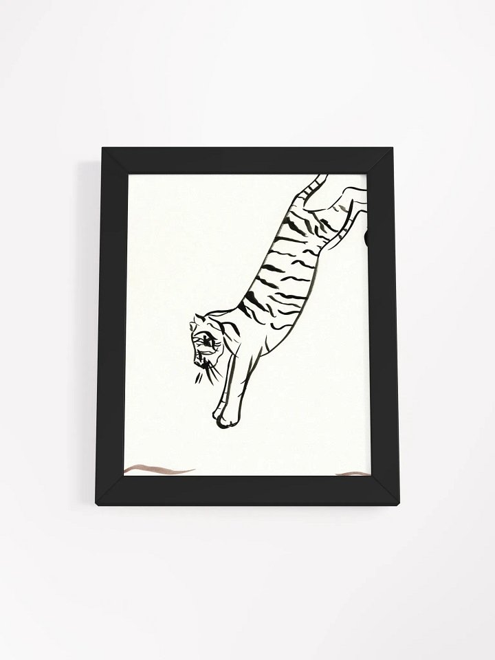 Jumping Tiger Framed Print product image (2)