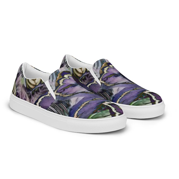 Purple Leaves Canvas Shoes product image (2)