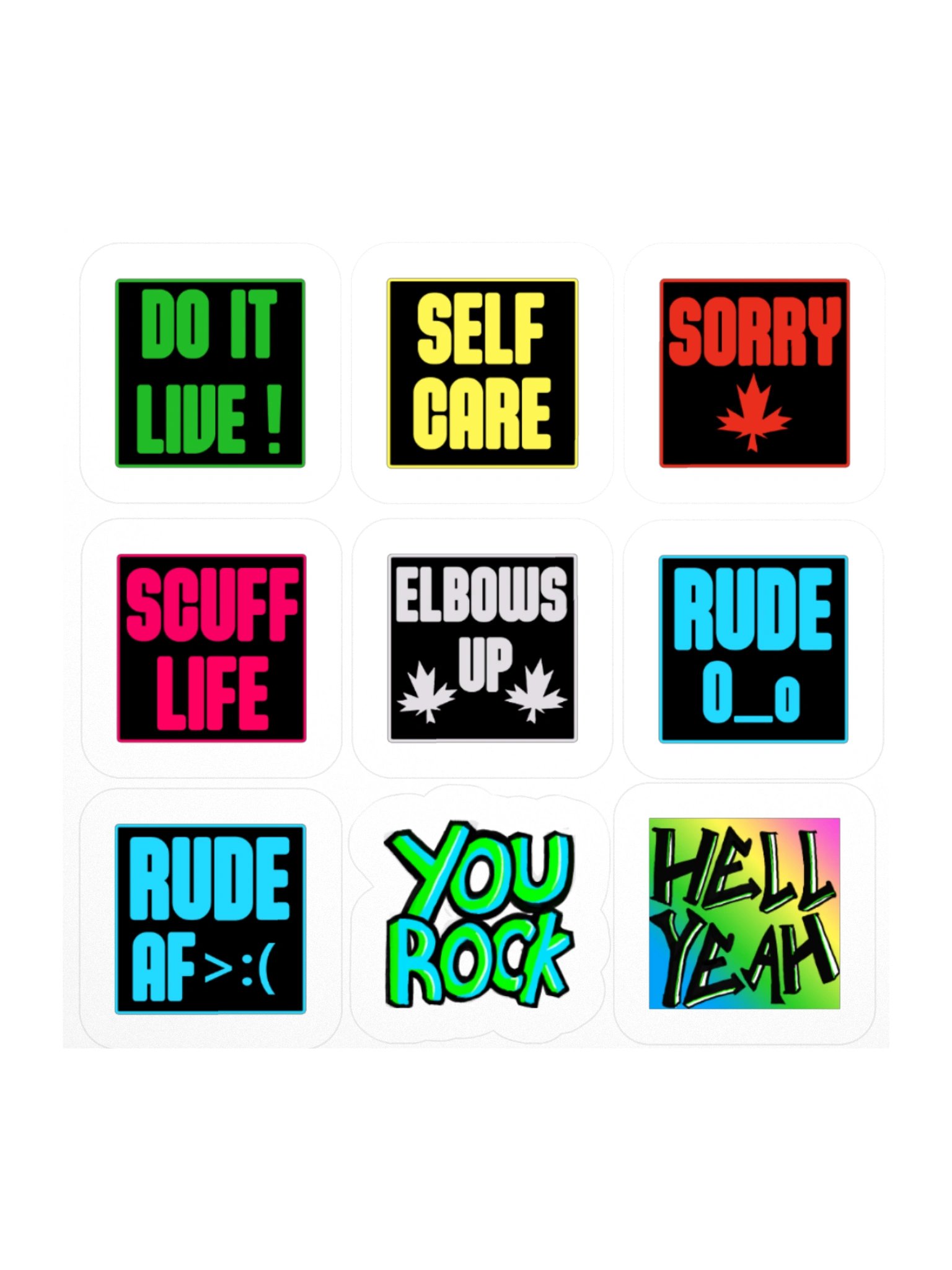 Emote Words Set product image (1)