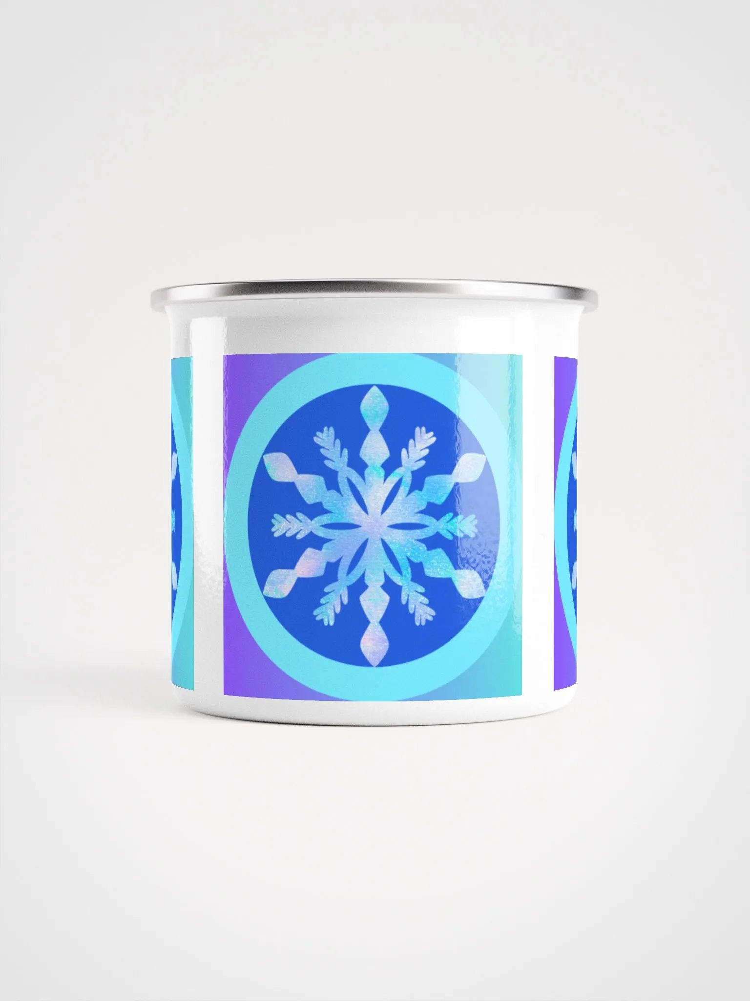 snowflake Enamel Mug product image (5)