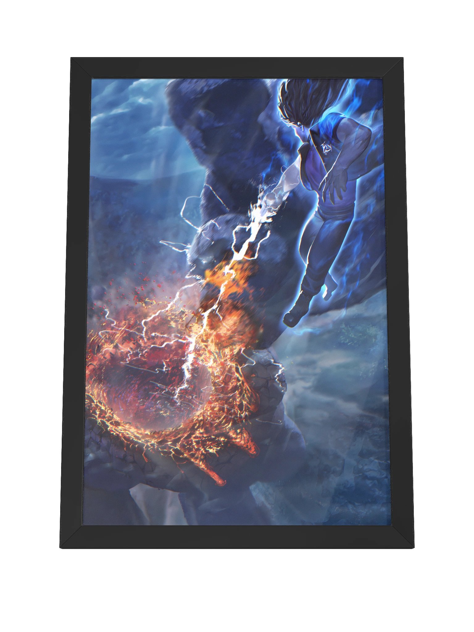 Crushing Stone - Portrait - Framed High-Quality Matte Poster product image (4)