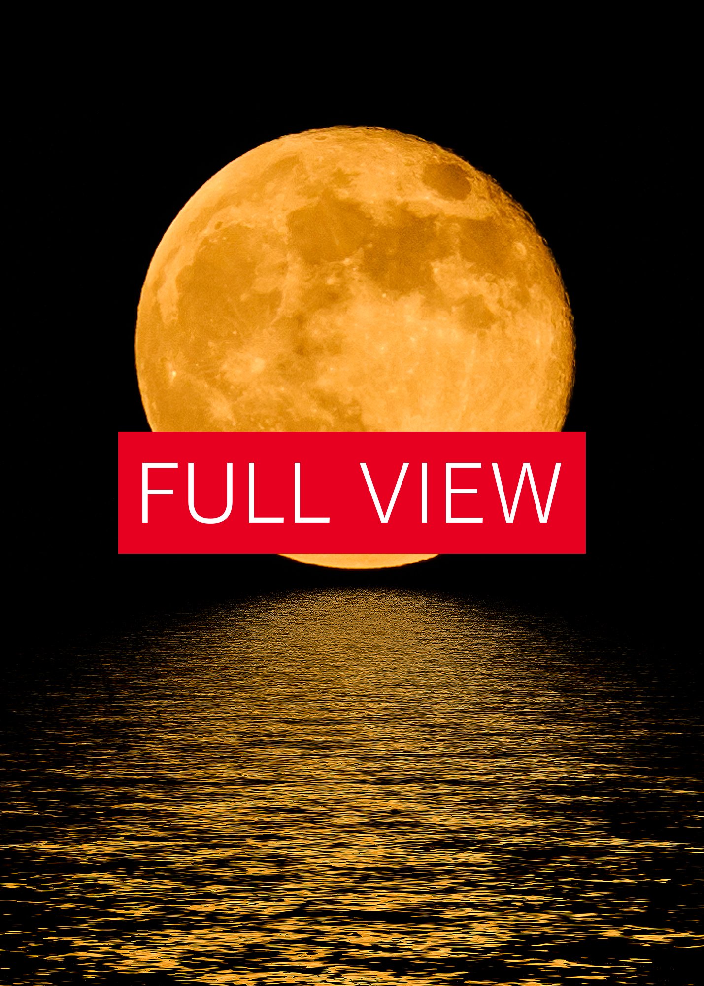 Full Moon (Hi-Res poster) — space poster, Moon poster, space art, Moon photo, photo poster product image (4)
