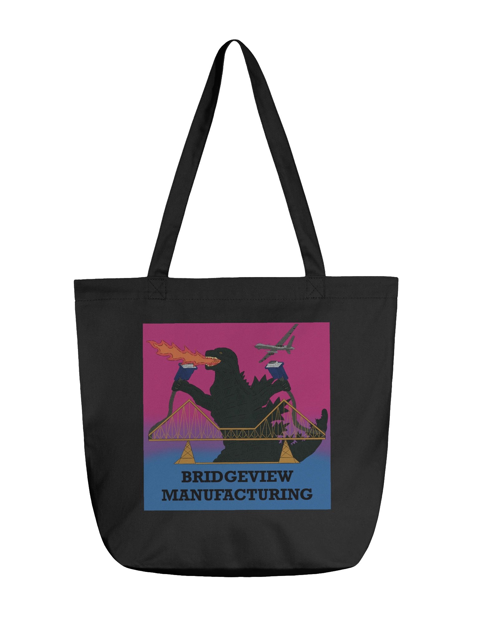 Bridgezilla tote bag product image (1)