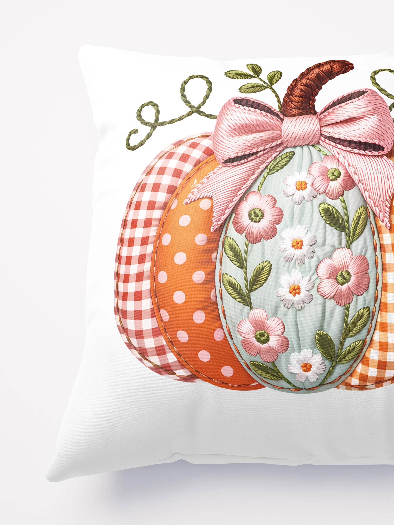 Patchwork Pumpkin Pillow product image (3)