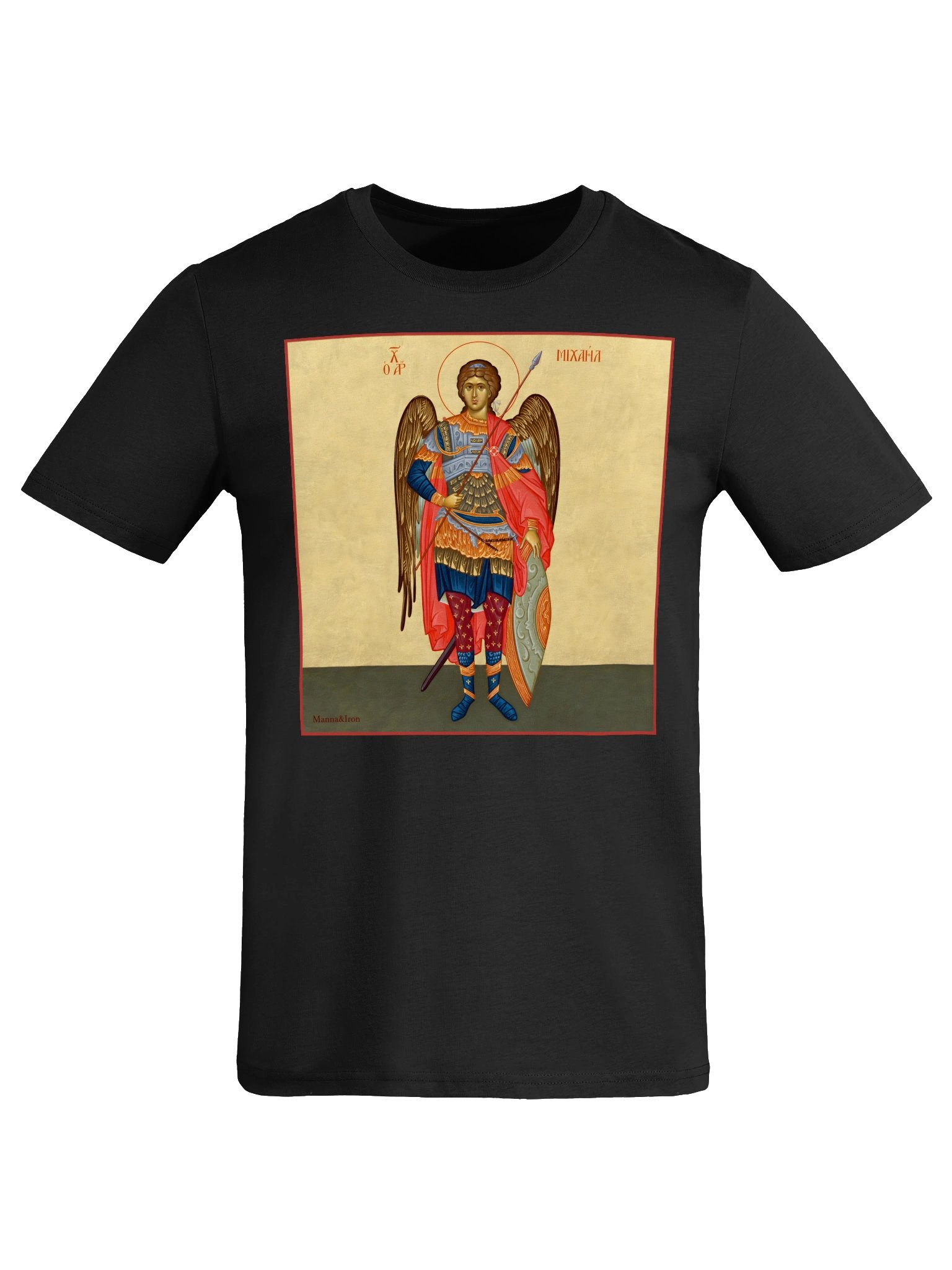 Orthodox Michael The Archangel Icon Tee by Manna & Iron *Organic product image (43)