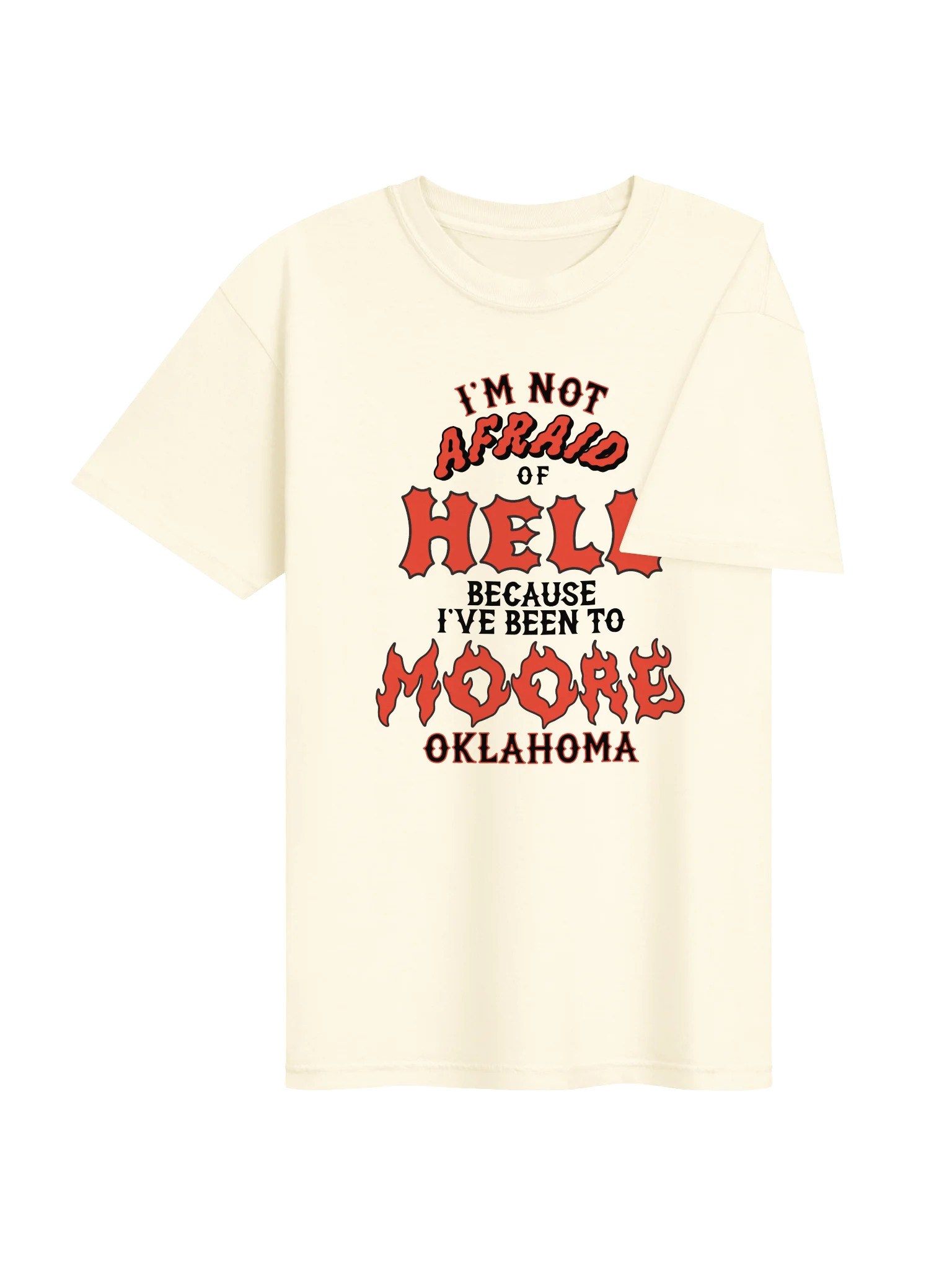 Welcome to Hell (Moore) Tee - White/Yellow product image (12)