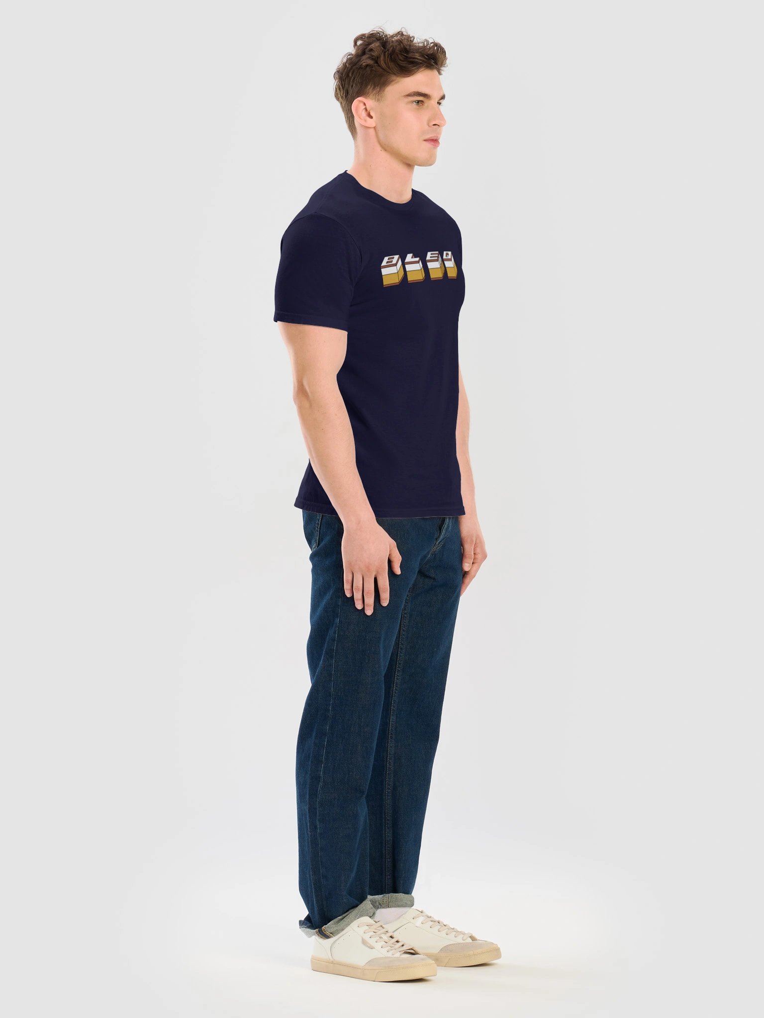 Bled Kremšnita Blocks | Unisex T-shirt product image (2)