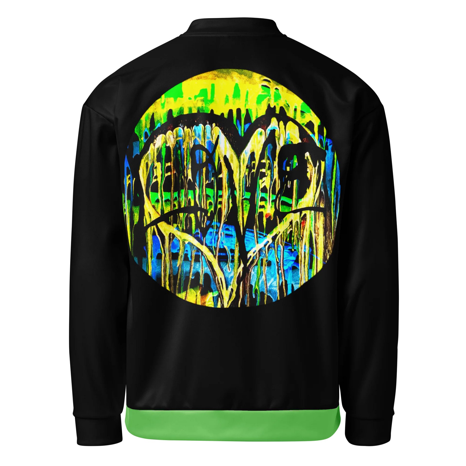 Graffiti Heart Glow Bomber Jacket product image (2)