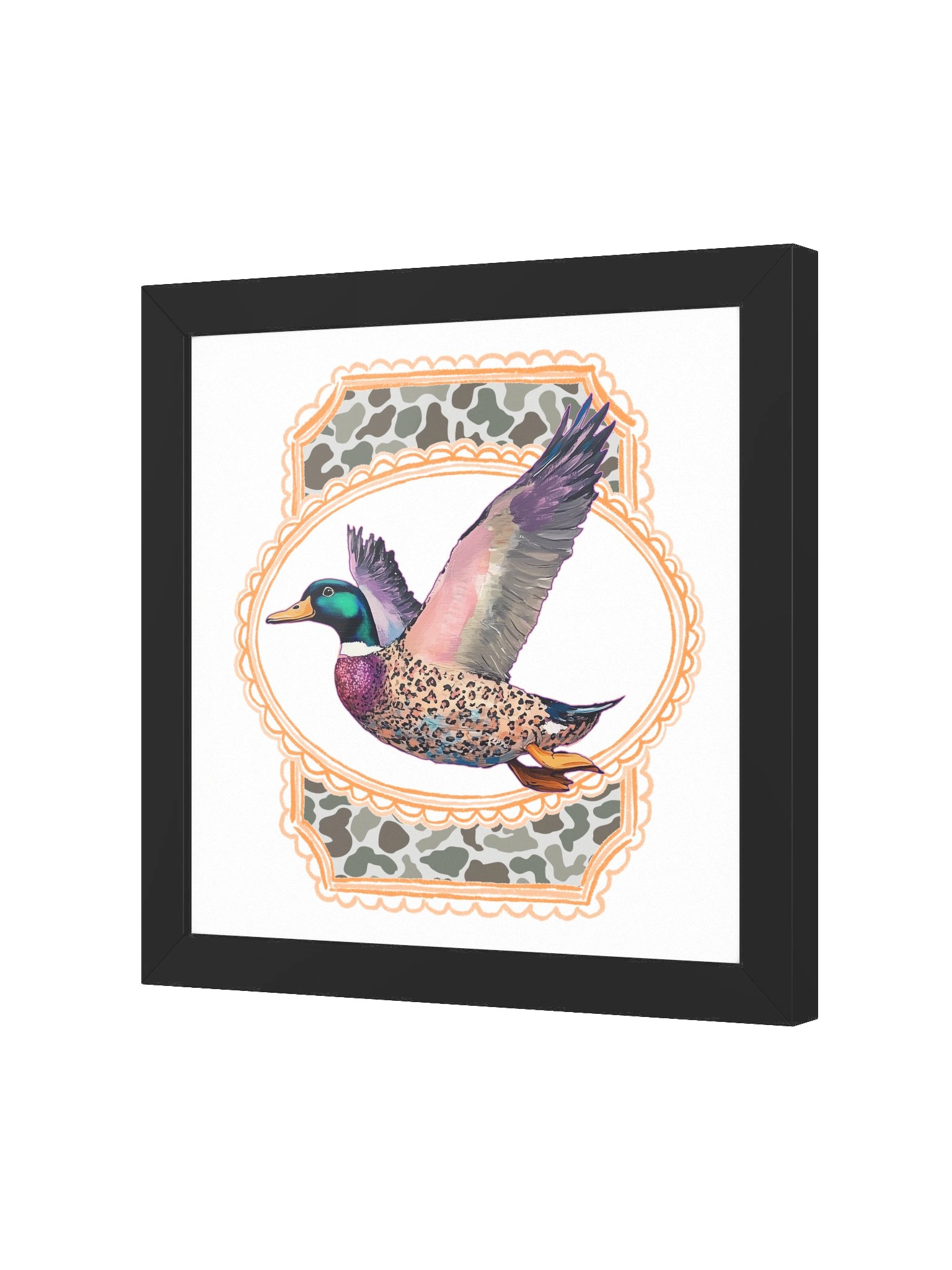 Flying Duck Camo Framed Poster product image (17)