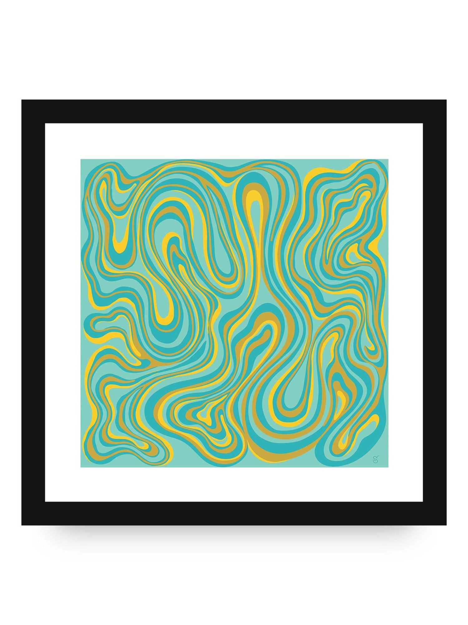 Fluid Harmony Enhanced Matte Poster - Stone No. 1 product image (5)