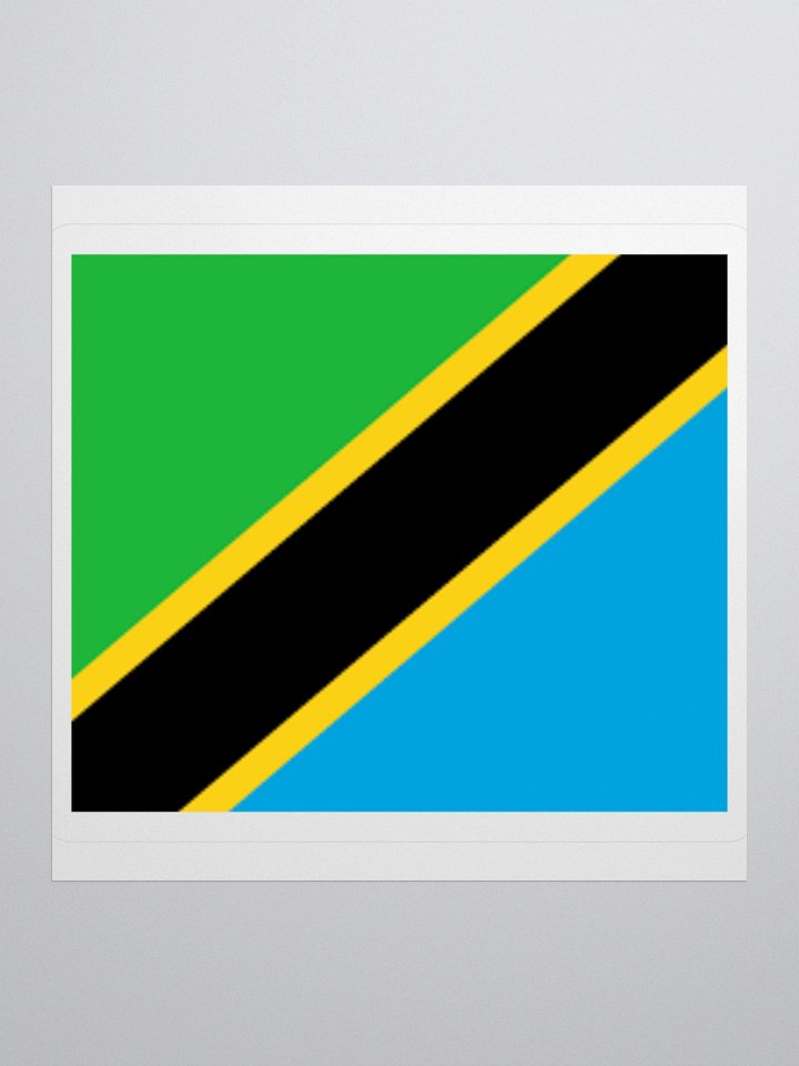 Tanzania Flag Sticker - Exclusive Vinyl Design for National Pride product image (1)