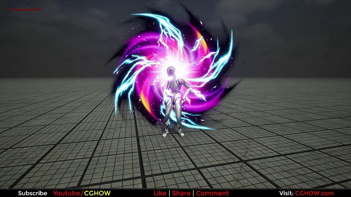 Arcane Power Aura in Unreal Engine 5 Niagara product image (1)