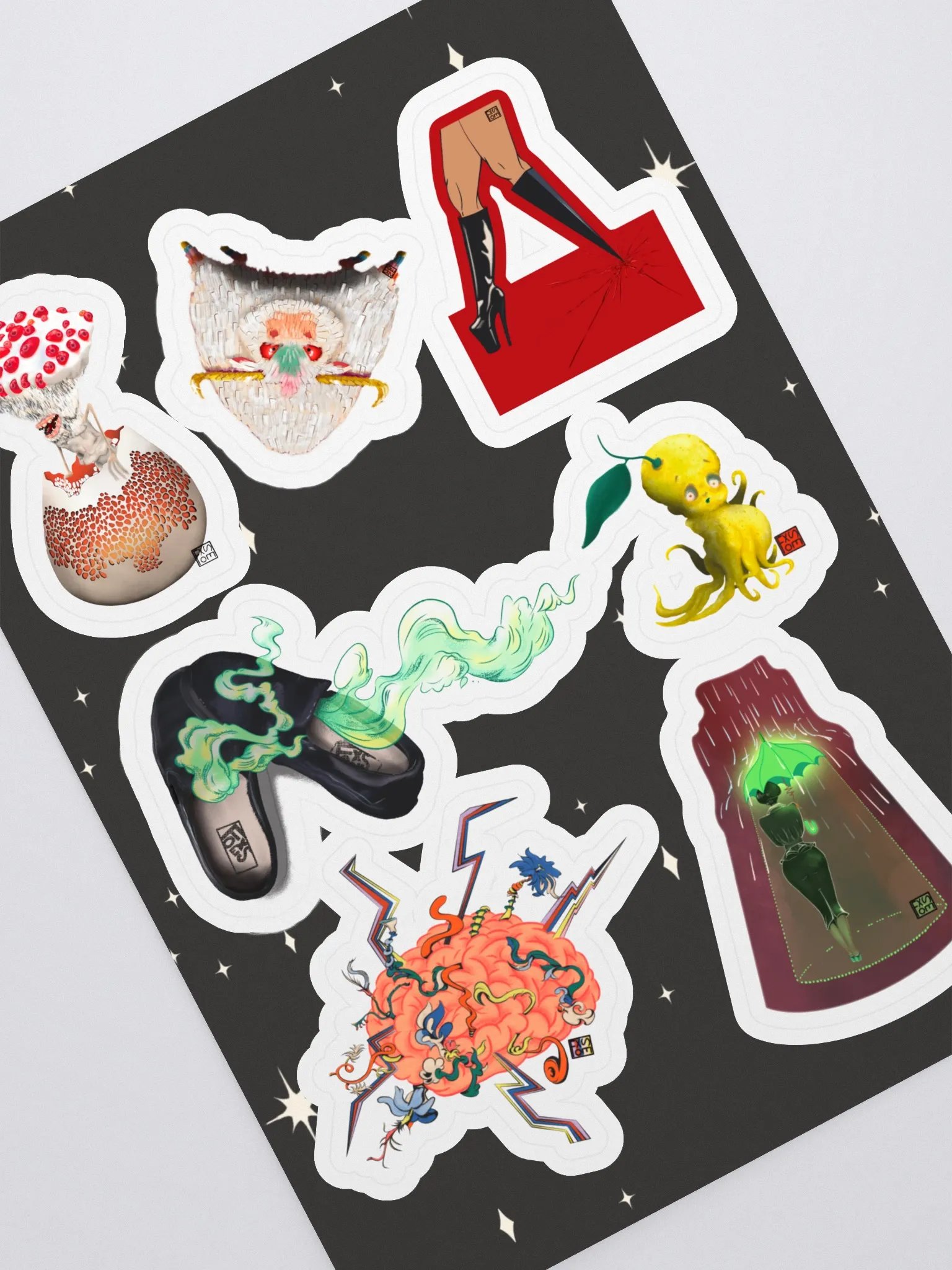 Monster May-hem sticker sheet 1 product image (2)
