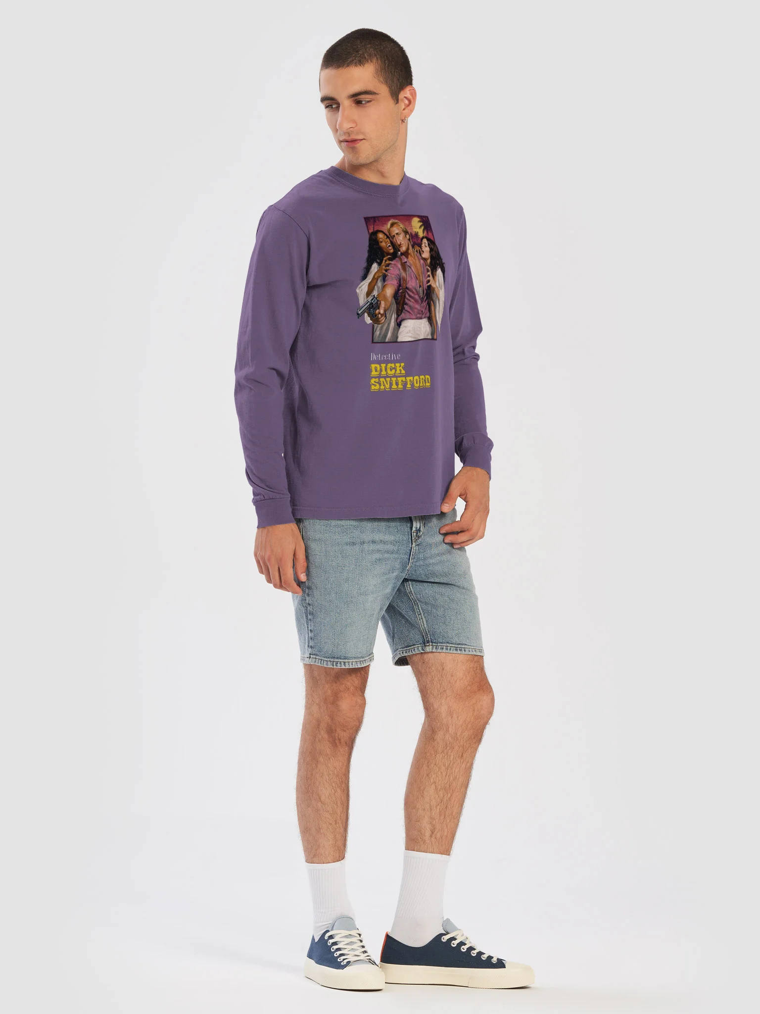 Dick Snifford Vampire Long Sleeve T-Shirt product image (7)