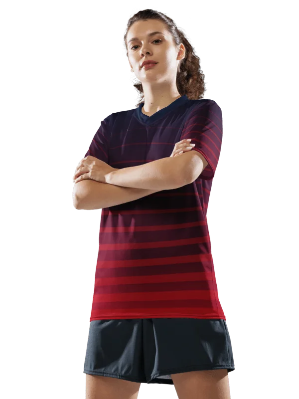 Neon Horizon Abstract Sports Jersey product image (2)