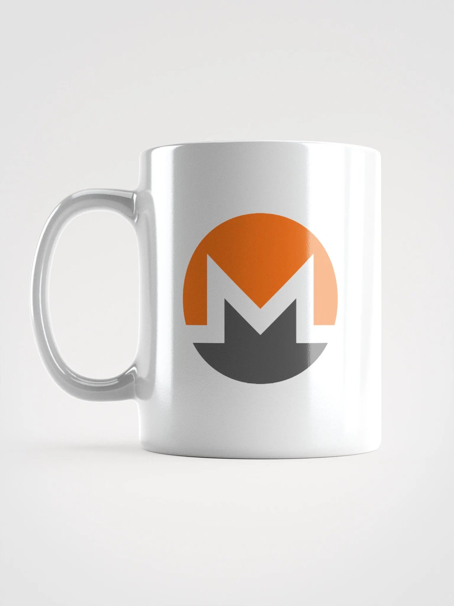 Monero White Glossy Mug product image (6)