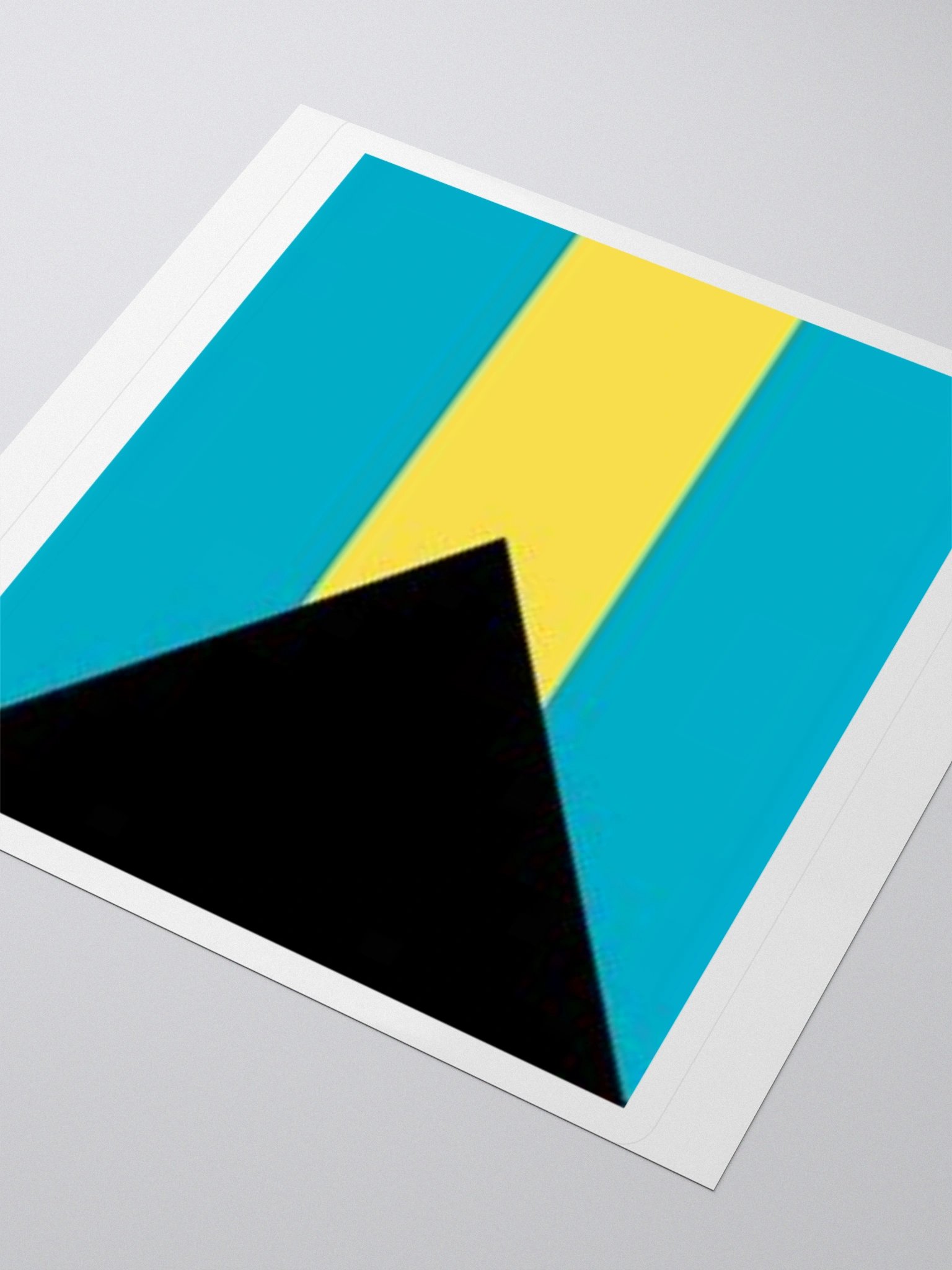 Exclusive Bahamas Flag Kiss-Cut Stickers - High-Quality Vinyl, Multiple Sizes product image (8)