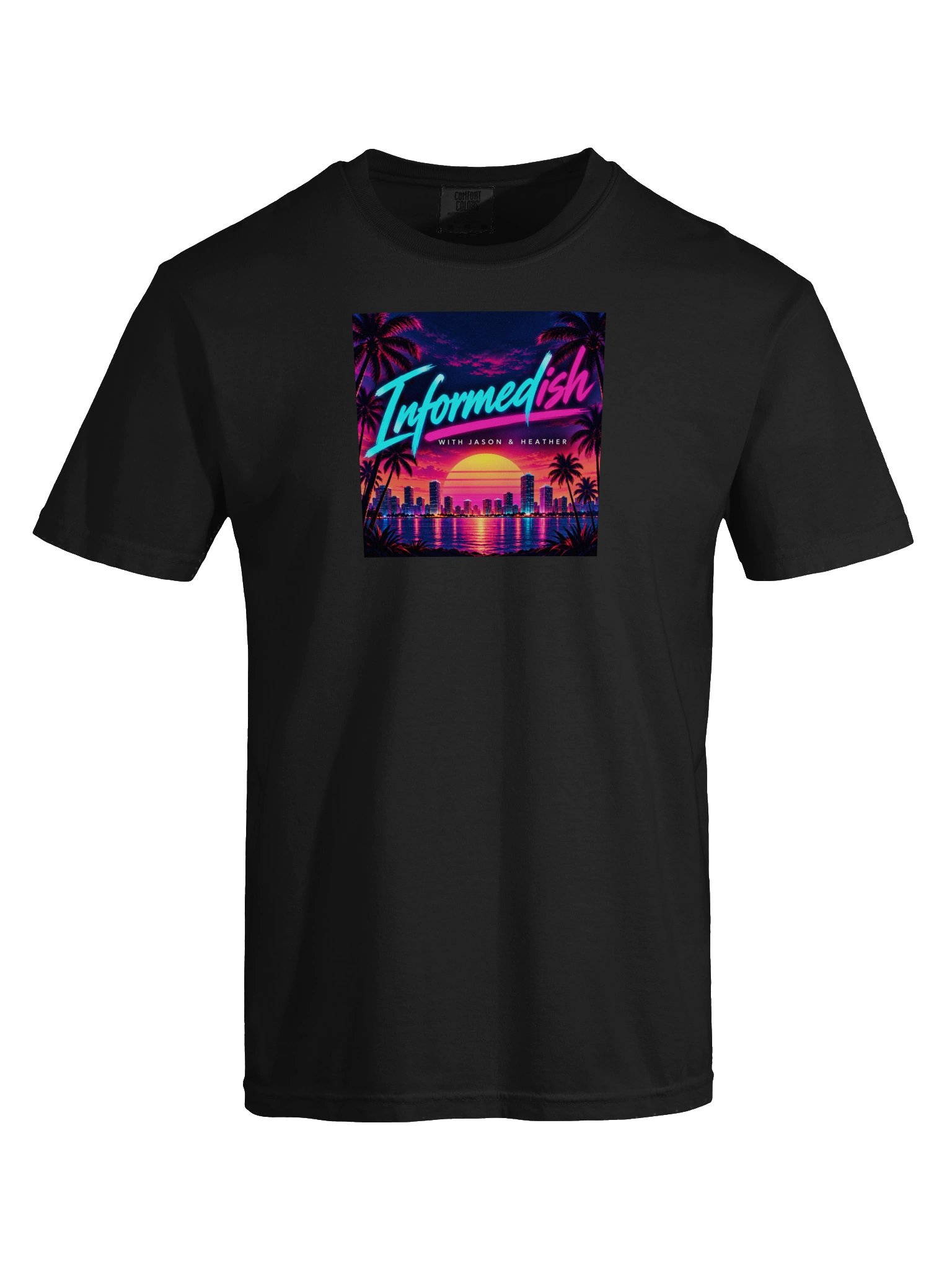 Informedish Neon Sunset Tee product image (9)