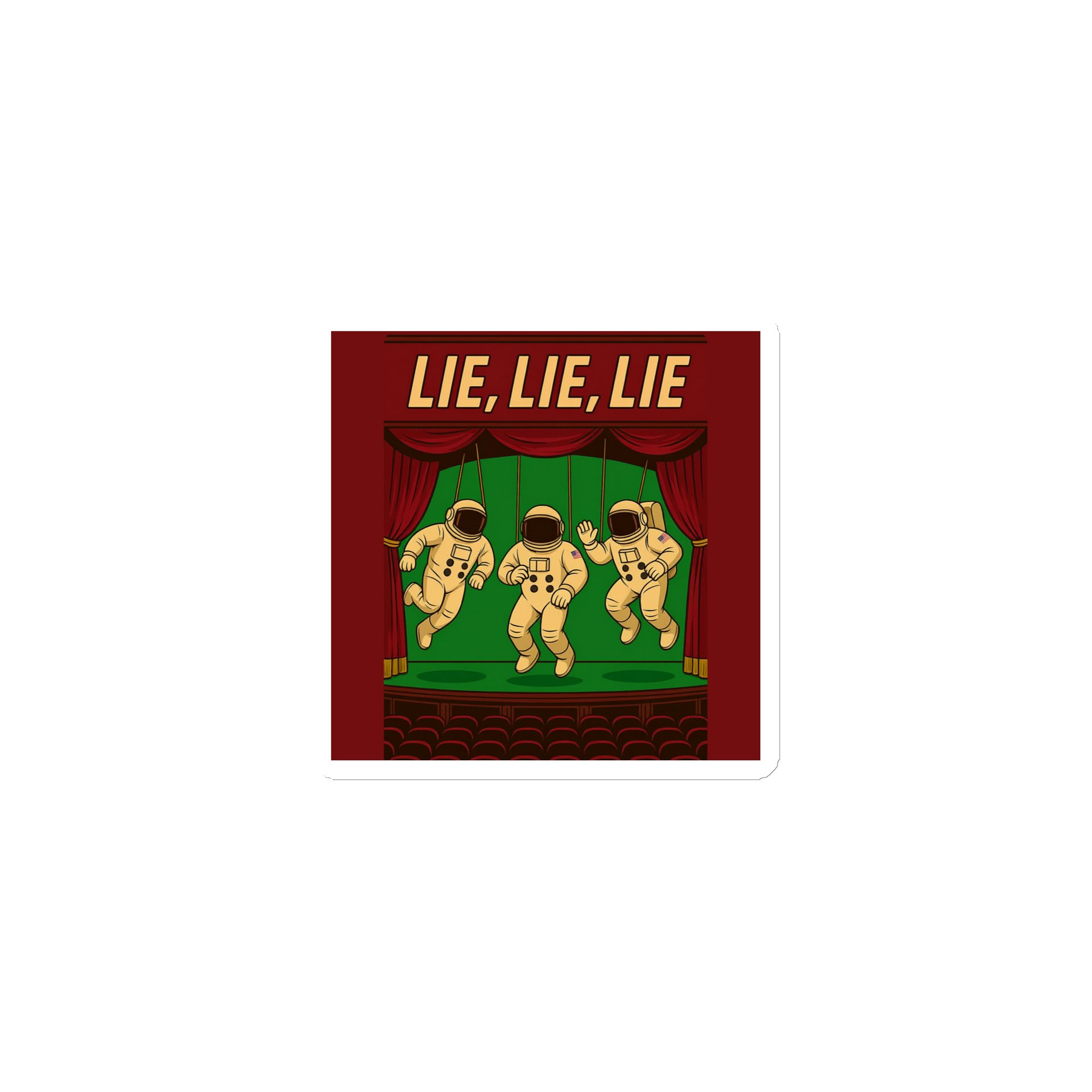 Lie, Lie, Lie Magnet product image (2)