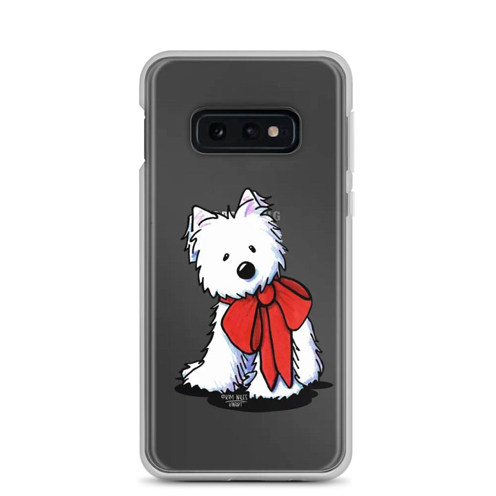 Westie Red Bow Clear Samsung® Case product image (7)