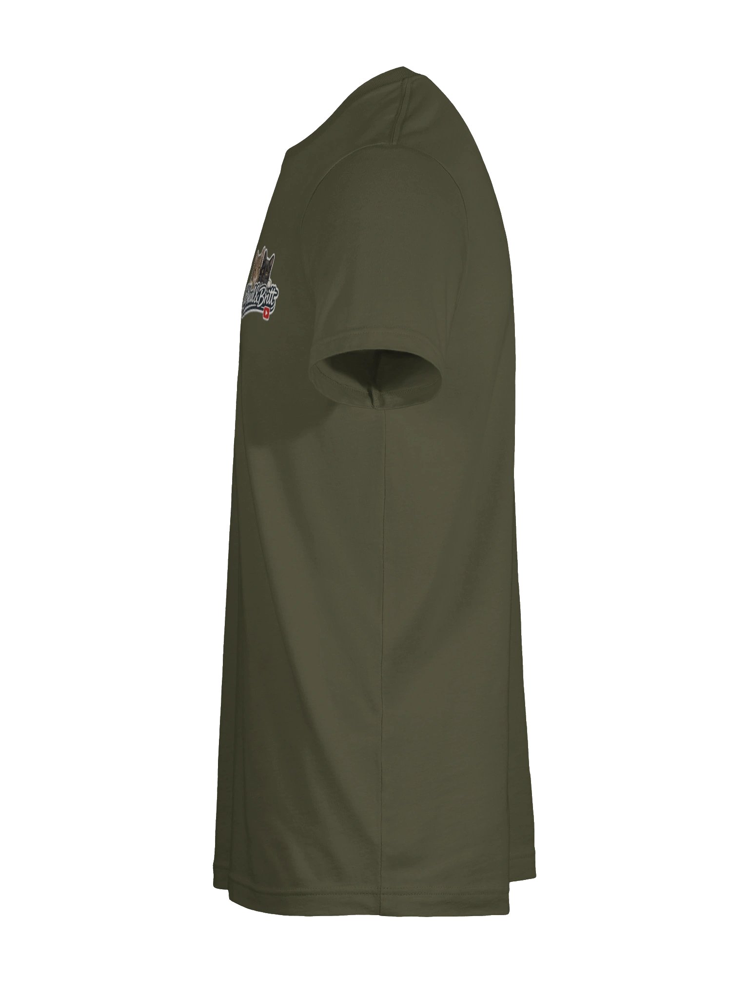Cats - N&B Military Green Tee product image (11)