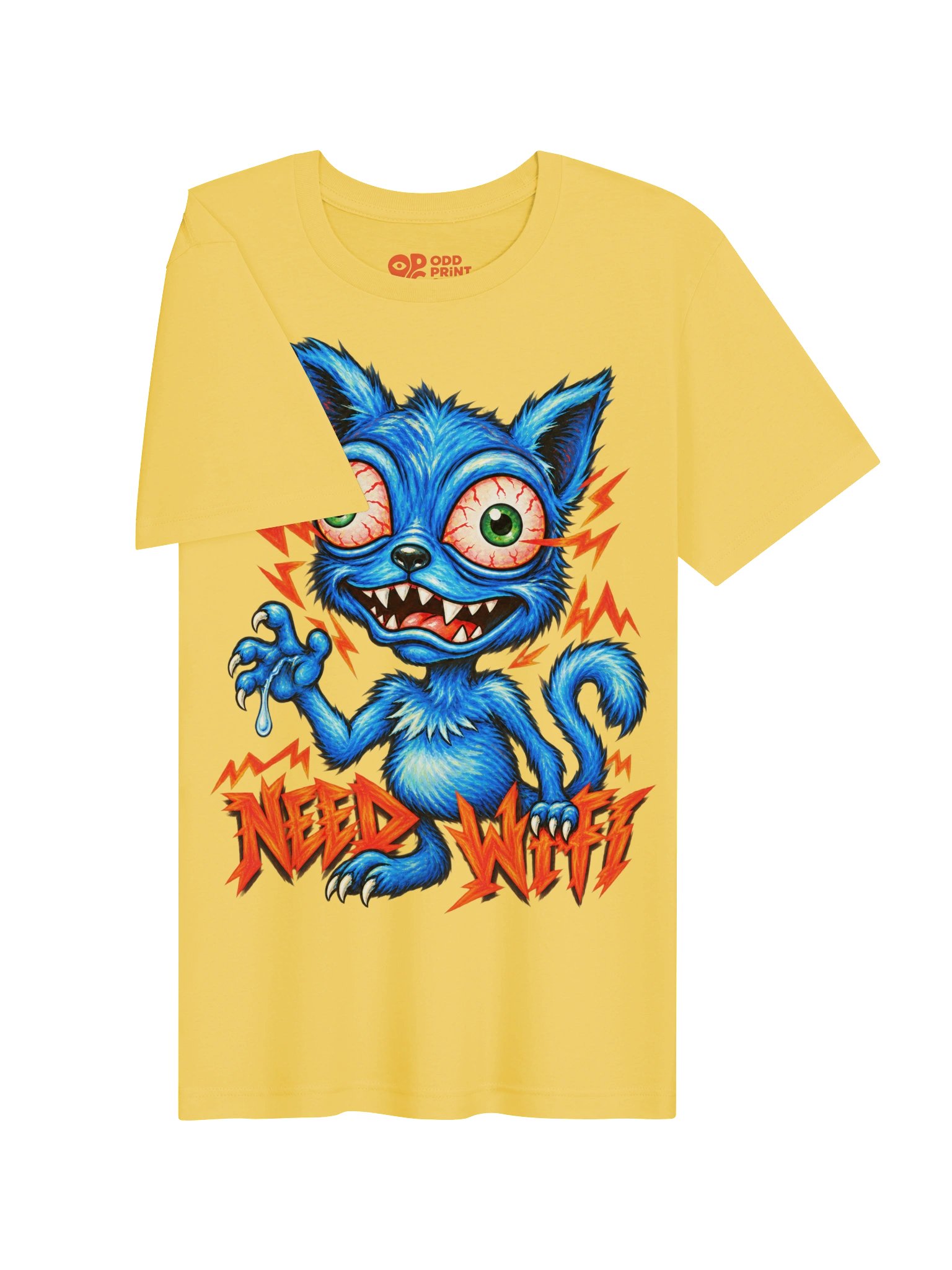 SIGNAL FEVER - Need WiFi Monster Art T-Shirt product image (4)