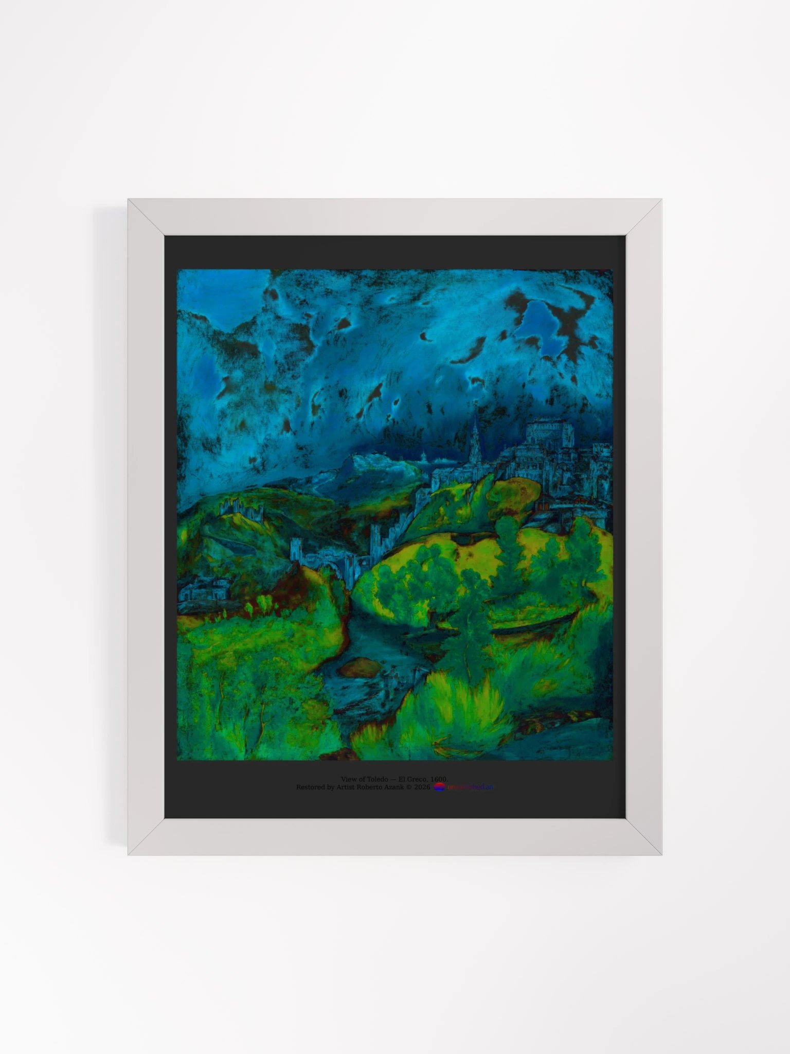View of Toledo — Small Framed Matte Poster product image (11)