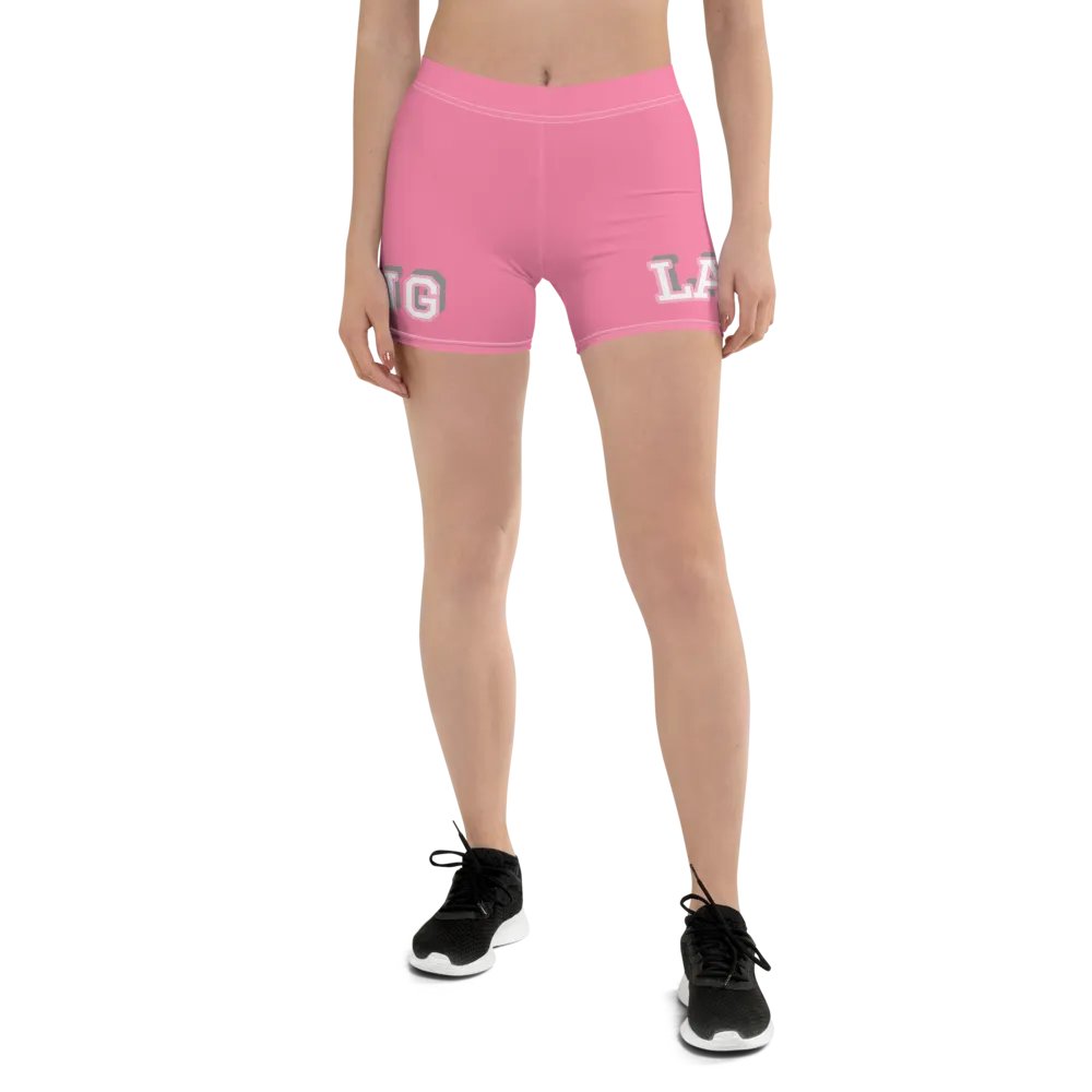 Lang Lang - Infamous Pink Yoga Shorts product image (1)