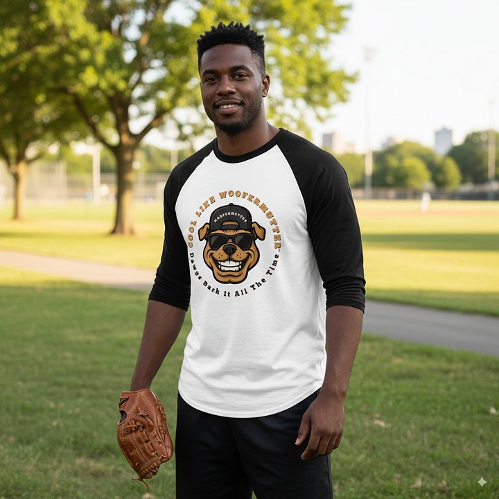 Bulldog Unisex 3/4 Sleeve Raglan Shirt product image (1)