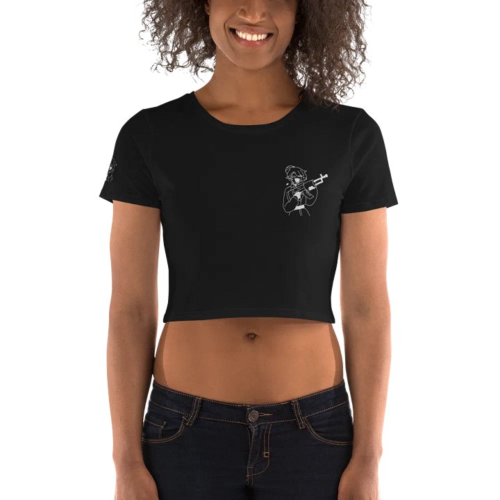 Embroidered Crop Top // Who Cover Collection product image (2)