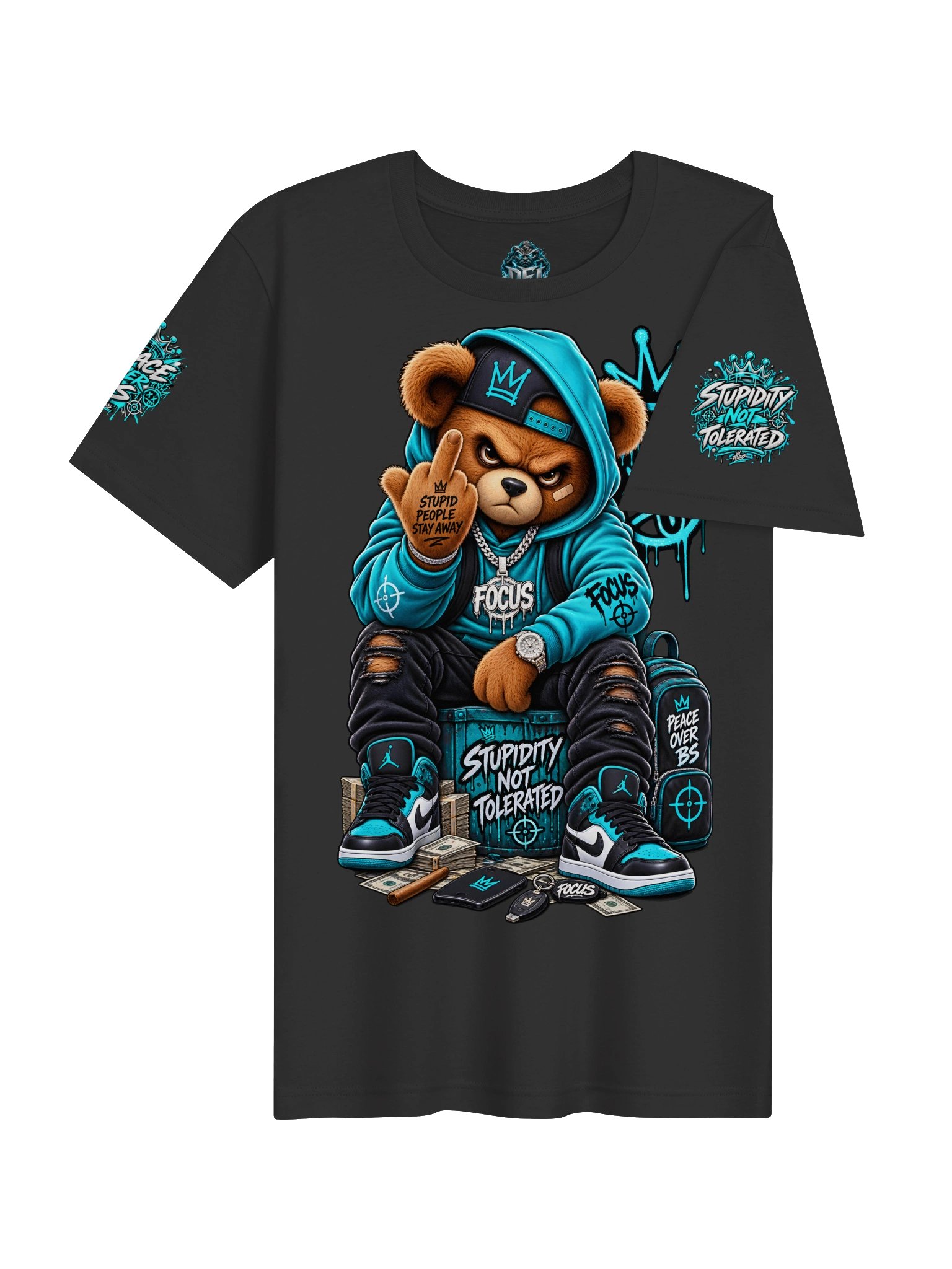 FOCUS — Stupidity Not Tolerated Tee product image (4)