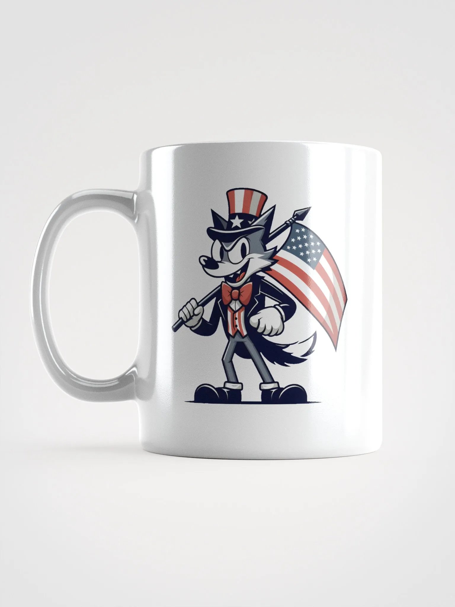 Wolf Uncle Sam Mug product image (6)