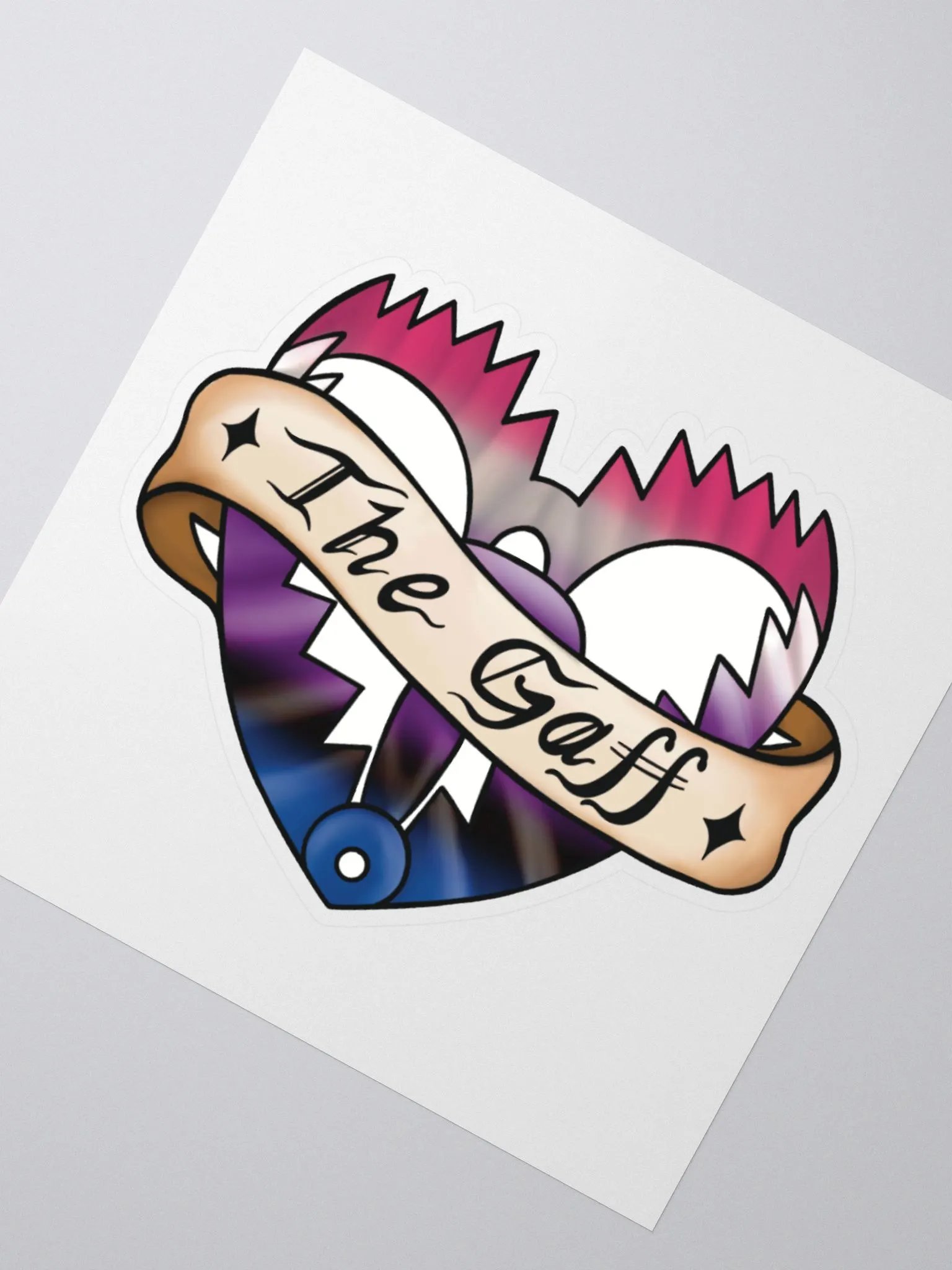 Genderfluid "The Gaff" Sticker product image (2)