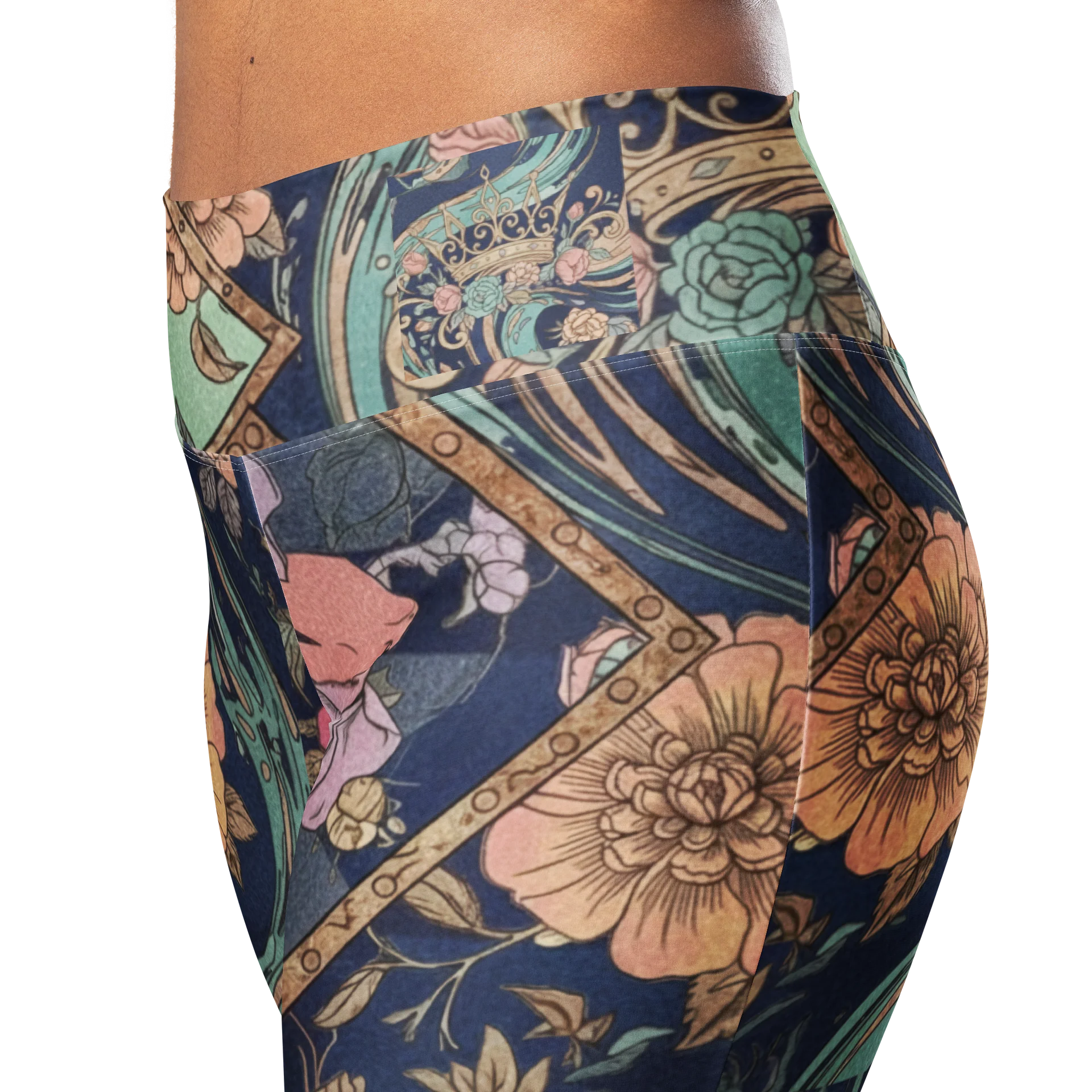 Floral Harmony Flare Leggings product image (4)
