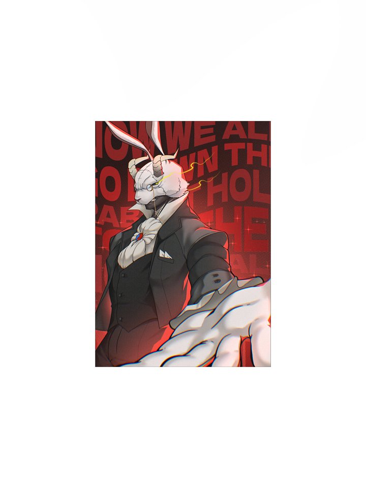 Valentine Rabbit Poster product image (7)